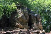 Felsen vor dem Felsabruch